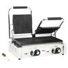 vidaXL Podw&oacute;jny opiekacz do panini, żebrowany, 3600 W, 57x30,5x20 cm