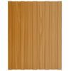 vidaXL Panel dachowy 12 pcs Naturalny 60 x 45 cm Stal galwanizowana