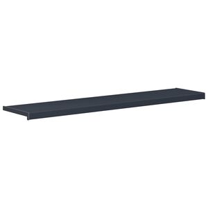 vidaXL Parapet okienny Antracytowy z rysunkiem drewna PVC