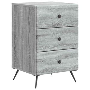 vidaXL Szafka Nocna Szary Sonoma 43 x 41 x 66,5 cm Drewno inżynieryjne