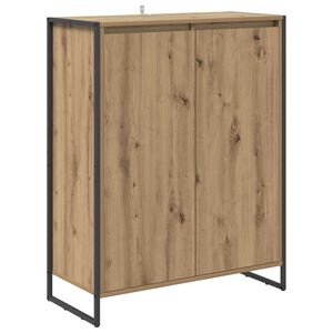 vidaXL Szafka na buty z drzwiami Dąb rzemieślniczy 79 x 36 x 100 cm