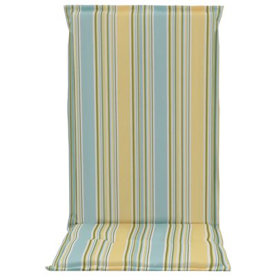 vidaXL Poduszki na krzesła ogrodowe, 4 szt., kolorowe, 120x50x3 cm