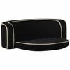 vidaXL Rozkładana sofa dla psa, czarna, 73x67x26 cm, pluszowa