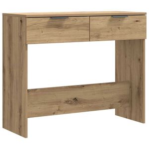 vidaXL Stolik konsolowy, dab artisan, 90x36x75 cm
