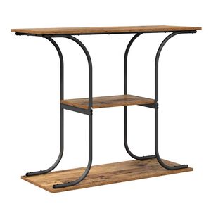 vidaXL Konsola Stare drewno 101 x 35 x 80,5 cm Drewno inżynieryjne