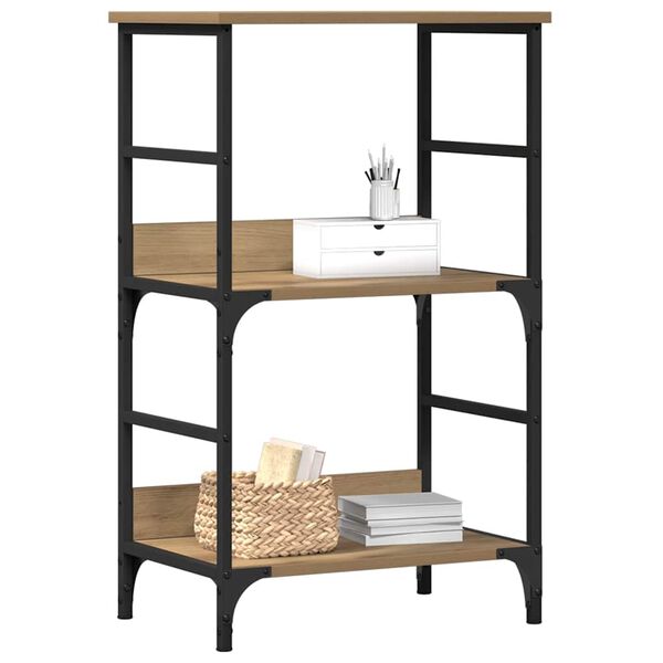 vidaXL Szafka na książki, dąb artisan, 50x33x82 cm