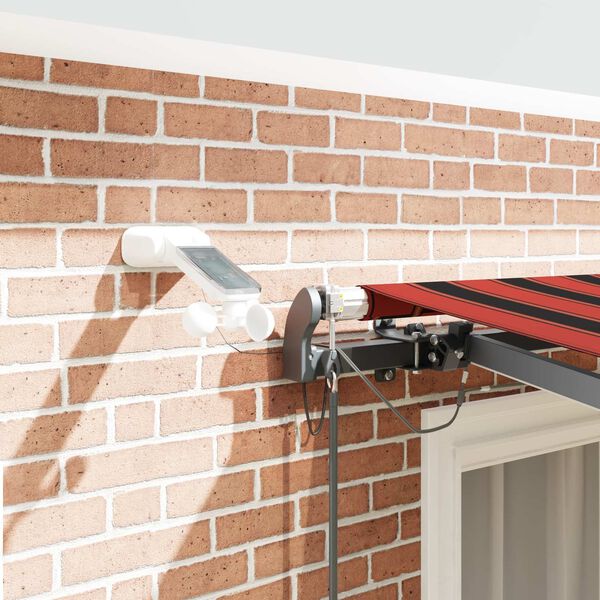 vidaXL Tkanina Zadaszenia z pomarańczowy i brązowy 300 x 250 cm