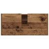 vidaXL Szafka Łazienkowa z drzwiami Stare drewno 63 x 29 x 55 cm