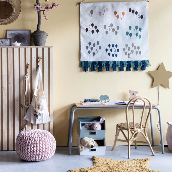 KidsDepot Puf Bundy, 40x32 cm, bawełniany, r&oacute;żowy