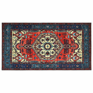vidaXL Dywan ORIZ czerwony 80 x 150 cm 100% poliester