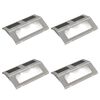 vidaXL Lampy schodowe, 4 szt., solarne