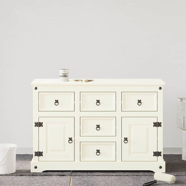 vidaXL Farba do mebli Biały 10 x 10 x 12,2 cm Wydruk na ścianie