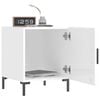 vidaXL Szafki nocne, 2 szt., białe z połyskiem, 40x40x50 cm