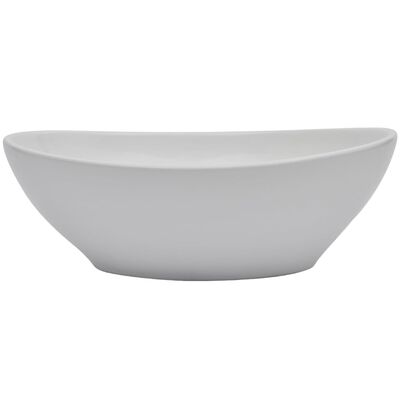 vidaXL Dwuczęściowy zestaw mebli do łazienki, ceramiczny, dębowy