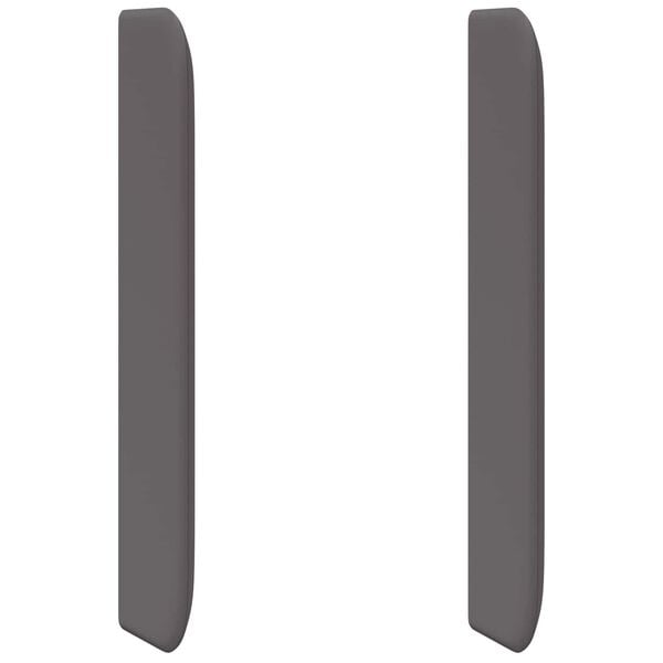 vidaXL Ucho Głowy Szary 80 x 16 x 4 cm PVC