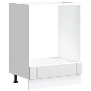 vidaXL Szafka piekarnikowa &bdquo;Lucca&rdquo; Biała, drewno klejone