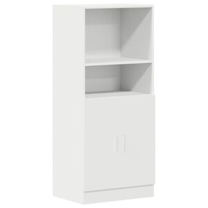 vidaXL Szafka kuchenna, biała 57x41,5x131,5 cm materiał drewnopochodny