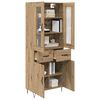 vidaXL Highboard z szufladą Dąb rzemieślniczy 69,5 x 34 x 90 cm