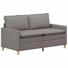 vidaXL Sofa Ciemnoszary 156 x 81 x 87,5 cm tkanina