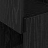 vidaXL Szafka narożna Czarny Dąb 25,5x25x102cm Materiał drewnopochodny