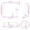 vidaXL Nogi do stołu jadalnego w kształcie litery U 2 szt. Antracyt 70x(72-73) cm Stal