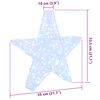 vidaXL 3D Gwiazda z 50 diodami LED Zimna biel 55 x 53.5 x 10 cm Akryl