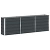 vidaXL Donica Antracyt 240 x 40 x 75 cm Stal