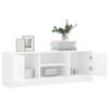vidaXL Szafka pod TV, biała, 102x30x37,5 cm, materiał drewnopochodny