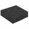 vidaXL Pad Patio z Granulatem Gumowym Czarny 9 x 9 x 2 cm Guma