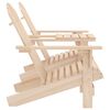vidaXL Krzesła ogrodowe Adirondack ze stolikiem, lite drewno jodłowe