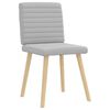 vidaXL Krzesła do jadalni 2 szt. Tkanina Cloud Grey
