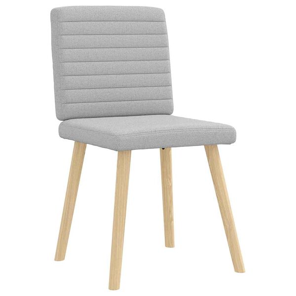 vidaXL Krzesła do jadalni 2 szt. Tkanina Cloud Grey