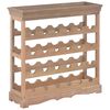 vidaXL Szafka na wino, brązowa, 70x22,5x70,5 cm, MDF