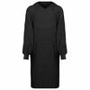 vidaXL Bluza-koc KINN Czarny XL bawełna