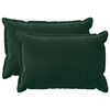 vidaXL Poszewka na poduszkę 2 pcs HOUTEN Ciemnozielony 50 x 70 cm