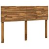vidaXL Zagł&oacute;wek z naturalnym brzegiem ROSTOCK naturalny 120 cm