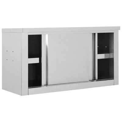 vidaXL Ścienna szafka kuchenna z przesuwnymi drzwiami, 90x40x50 cm