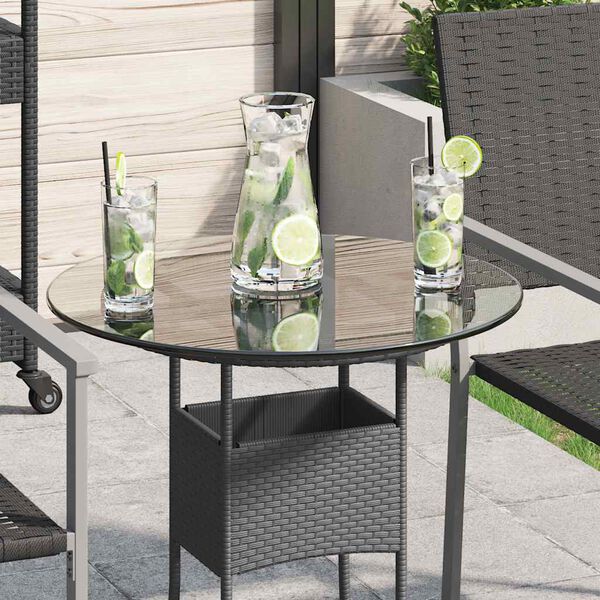 vidaXL Blat stołu szklany, okrągły 500 mm