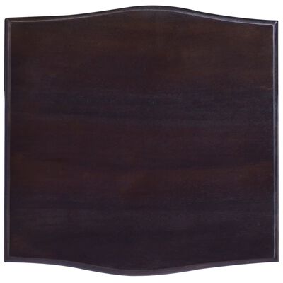 vidaXL Szafka nocna, czarna, 40x40x45 cm, lite drewno mahoniowe