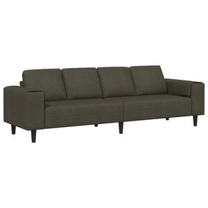 vidaXL Sofa do salonu Zielony wojskowy 250 x 77 x 76 cm