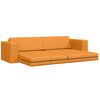 vidaXL Sofa Bed 200cm Ciemny Ż&oacute;łty tkanina
