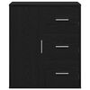 vidaXL Bufet Czarny Dąb 60 x 31 x 70 cm Materiał drewnopochodny