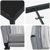 vidaXL Zestaw do jadalni w ogrodzie 9 pcs Antracyt