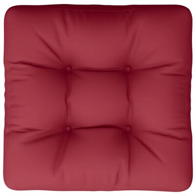 vidaXL Poduszka na paletę, czerwona, 58x58x10 cm, tkanina