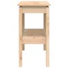 vidaXL Stolik konsolowy, 110x40x75 cm, lite drewno sosnowe