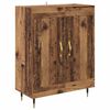 vidaXL Highboard 2 pcs Stare drewno Materiał drewnopochodny