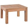vidaXL Stolik kawowy z litego drewna tekowego, naturalny, 60x60x40 cm
