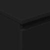 vidaXL Komoda, czarna, 60x35x98,5 cm, materiał drewnopochodny