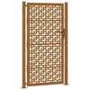 vidaXL Brama ogrodowa 100x175 cm Stal nierdzewna Krzyż wz&oacute;r