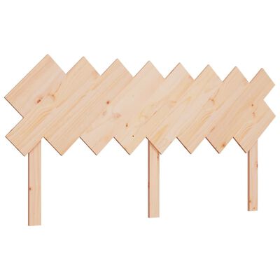 vidaXL Wezgłowie łóżka, 159,5x3x80,5 cm, lite drewno sosnowe